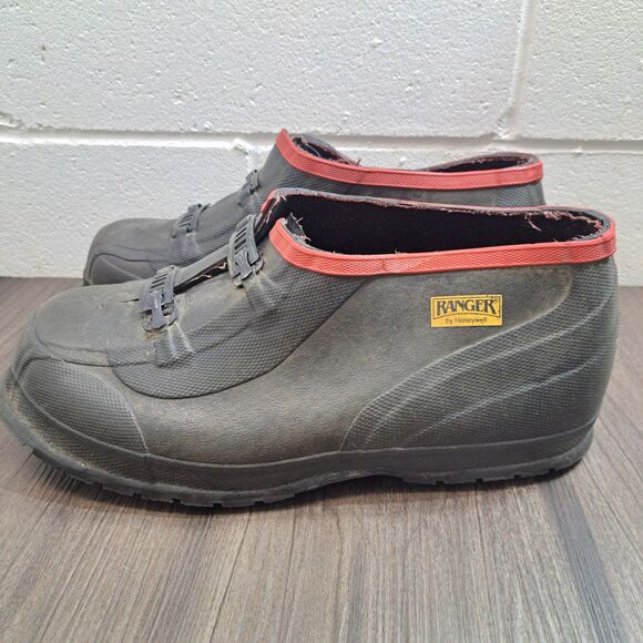 Ranger by Honeywell  Rubber Supersized 5" 2 Buckle Overshoe Black Men's Size 10 - Picture 1 of 5